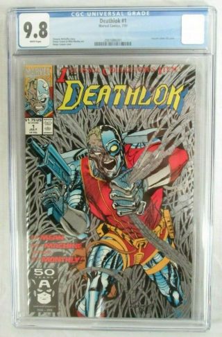 Deathlok 1 (1991) 1st Issue Silver Metallic Cover Marvel Comics Cgc 9.  8 Y222