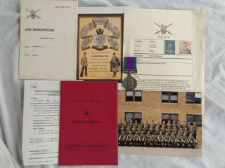 British Campaign Service Medal Bar Northern Ireland.  Royal Irish Rangers.  Photos