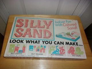 Vintage Silly Sand Funtastic 1967 W/box Includes Instructions Craft Play Retro