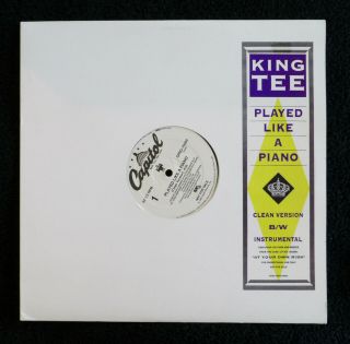King Tee Played Like A Piano 12 " Vinyl Wlp Promo Picture Ice Cube Alkaholiks