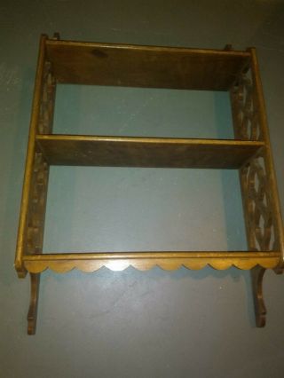 Vintage Wooden Wall Shelf,  3 Tier,  From 50 