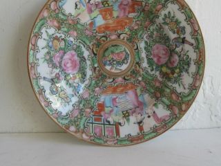 Fine Old Chinese Famille Rose Porcelain Enameled Painted Court Scene Large Bowl 2