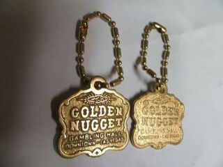 Old Golden Nugget Casino Las Vegas Nv Key Chains (2)