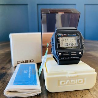 Rare Nos Vintage 1989 Casio Bm - 100wj Barometer Watch Made In Japan Module 560
