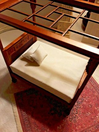 One Elaborate Canopy Style Bed By John Baker Doll House Size 1:12 Scale