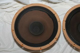 Vintage Philips 12`` 30 cm AD1250M7 full range Alnico 7 Ohm Retro speaker pair 2