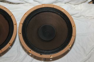 Vintage Philips 12`` 30 cm AD1250M7 full range Alnico 7 Ohm Retro speaker pair 3