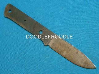 Vintage Drop Point Hunting Skinning Bowie Knife Blade Blank Knives Cold Steel?