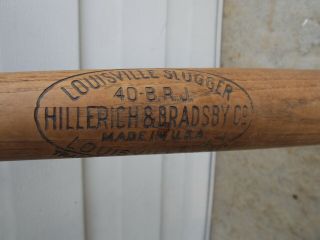 Vintage H & B.  Louisville Slugger 40 - B.  R.  J.  George " Babe " Ruth Wooden Bat 32 "