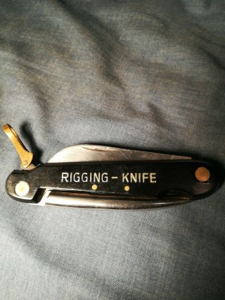 Vintage Valor Rigging Spike Pocket Knife Stainless Steel Japan