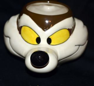 1989 Vintage Wile E Coyote Coffee/tea Mug 3d Figural Looney Tunes Applause