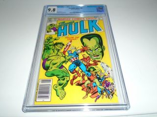 Incredible Hulk 284 Cgc 9.  8 Highest Graded Avengers Bucky Leader Milgrom