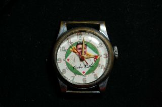 Vintage 1948 Babe Ruth Wrist Watch Old Rare