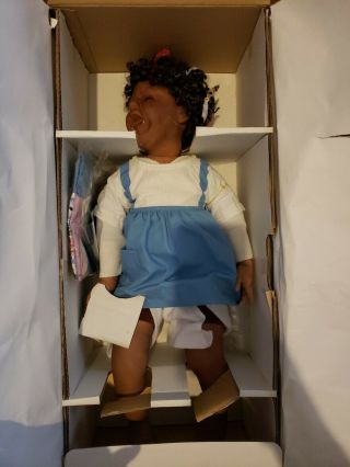 Mary Van Osdell Sweet Pea 20 Crying African American Porcelain Doll 199/1500