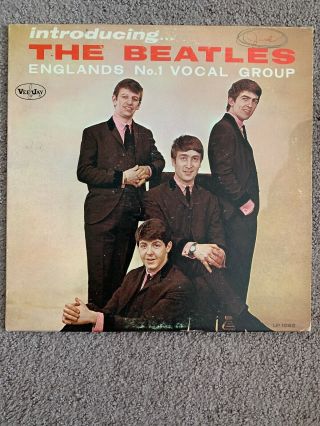 Beatles Lp Introducing The Beatles Vee Jay Vjlp 1062 Version 2 Rare Microgroove