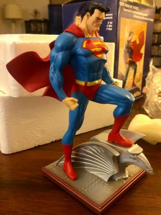 Superman Mini Statue Dc Direct Jim Lee