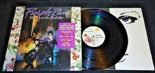 Prince Purple Rain Lp Still In Shrink Nm Vinyl / Has Poster 1 - 2510 1984