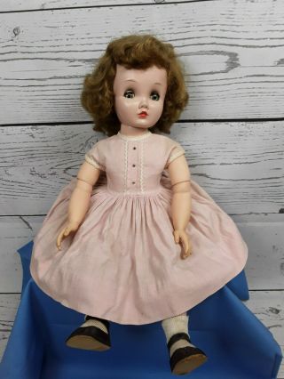Madame Alexander Winnie Binnie Hard Plastic Walker Doll - 24 "