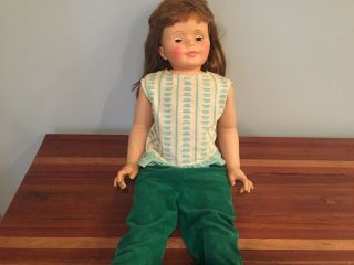 Vintage Redhead Patti Playpal Doll Ideal G - 35 W/clothing