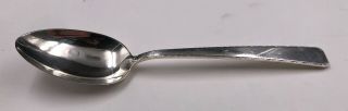 Vintage Towle Sterling Silver Old Lace Pattern Large Oval Serving Spoon 8 1/2 "