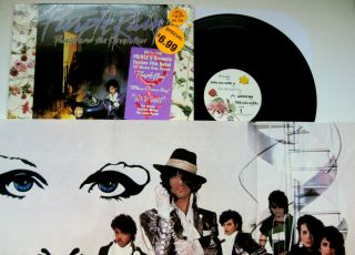 Prince - Purple Rain - In Shrink,  Poster Hype - Nm Vinyl Lp Ultrasonic