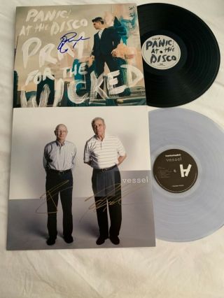 Twenty One Pilots Signed Vessel Vinyl,  Panic At The Disco Pray For The Wicked