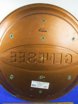 Large On Tap Genesee Cream Ale Gold Tone Beer Tray 2