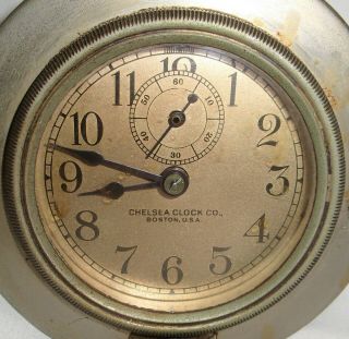 Vintage/Antique 1920 ' s Smaller Chelsea Ship Boat Clock 4 