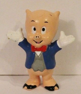 Porky Pig Figure Pvc Toy Warner Brothers Looney Tunes Cake Topper