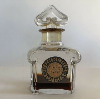 Vintage Guerlain Glass Baccarat Perfume Bottle L 