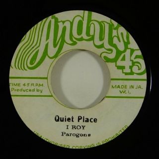 Paragons/i Roy " Quiet Place " Reggae 45 Andy 