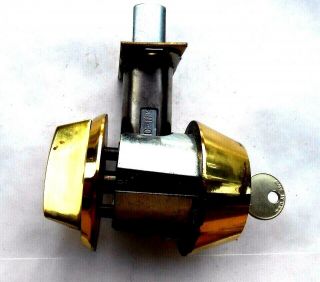 Medeco Single Cylinder Deadbolt Lock With 1 Keys