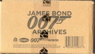 James Bond Archives 2015 Edition 12 Card Box Case Factory