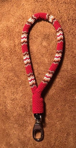 Awesome Native American Lakota Sioux Beaded Women’s Wrist Keychain
