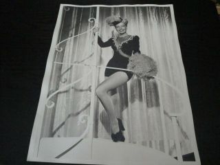 Gloria Dehaven Actress / Singer Vintage Picture 10 X 13 Black & White