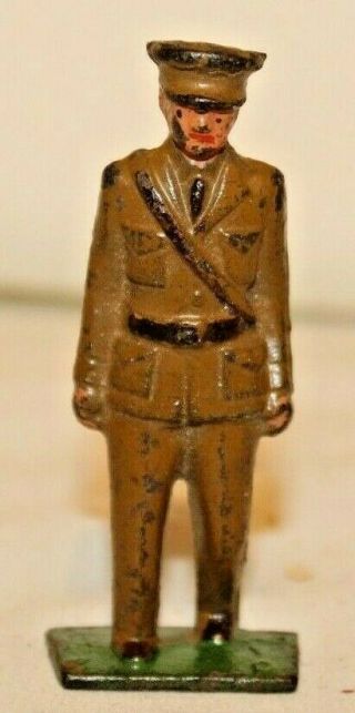 Wwi 1917 Manoil Barclay U.  S.  Army Officer Soldier Cast Iron Figure