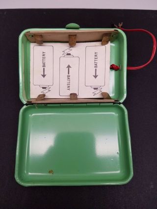 Vintage Tin Train Battery Operated Controls Made in Japan 3