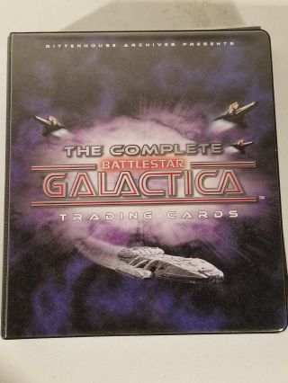 Complete Battlestar Galactica Trading Cards 2004 Master Set - Autograph - Sketch