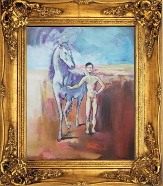 Vintage Pablo Picasso Oil Painting On Canvas,