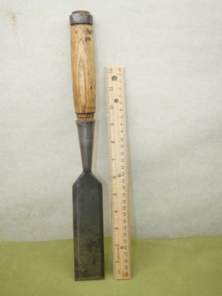 Old Woodworking Tools Vintage T.  H.  Witherby 1 - 3/4” Bevel Edged Socket Chisel