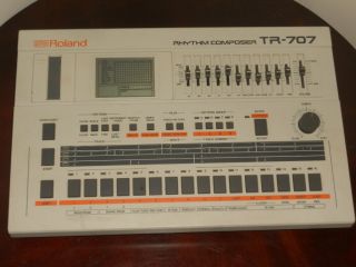 Roland Tr - 707 Rhythm Composer Vintage Drum Machine Sequencer