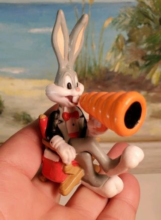 Pvc Toy Bugs Bunny Director Warner Brothers Looney Tunes Wb Cake Topper 3.  5 "