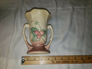 3 Vintage Hull Art Pottery Wildflower Double Handled Vases 3
