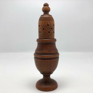 Fine Antique Georgian Style Treen Salt Shaker