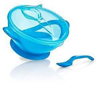 Baby Feeding - Nuby - Easy - Go Suction Bowl & Spoon (blue) 92726