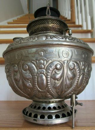 Antique Oil Floor Lamp " The Juno Lamp " Part 1800 