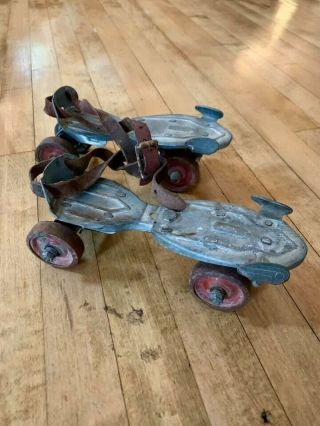 Vintage Hustler Speed King Metal Collectible Roller Skates