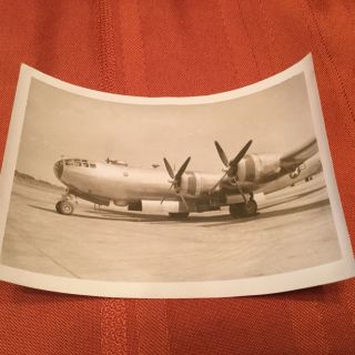 Vintage Photograph Of An Old Airplane Black And White