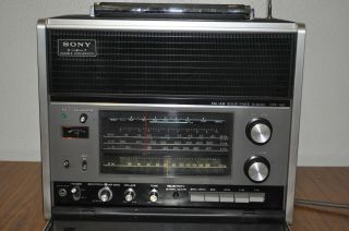 Vintage Sony Crf - 160 Solid State 13 - Band Shortwave Radio - Immaculate