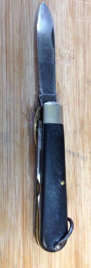 Vintage Camillus 2 Blade Folding Electrician Lineman Pocket Knife York Usa
